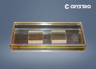 Diamètre synthétique simple 28x28x6 de blocs de Garnet Crystal TGG de gallium de terbium