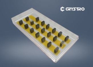le néodyme 3x3 a enduit yttrium, aluminium et grenat NdYAG Crystal For Laser Marking