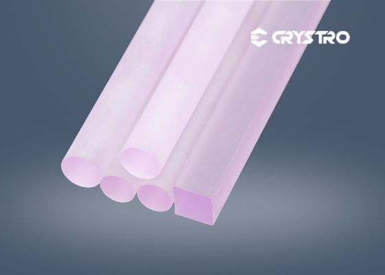 cristal en aluminium de Garnet Laser Rods Nd YAG de yttrium de 8*185mm