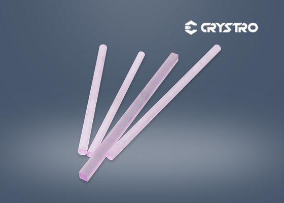 cristal en aluminium de Garnet Laser Rods Nd YAG de yttrium de 8*185mm