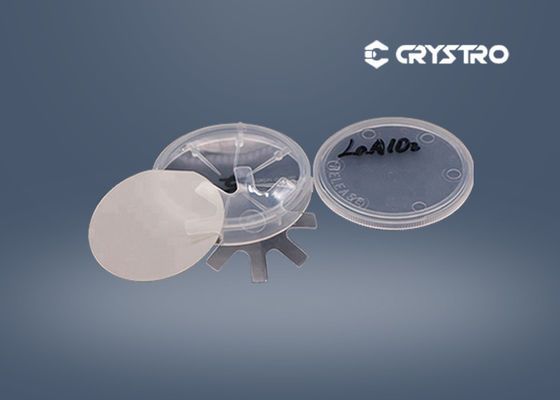 Substrat électrique ferro de gaufrette d'aluminate de lanthane des couches minces LaAlO3