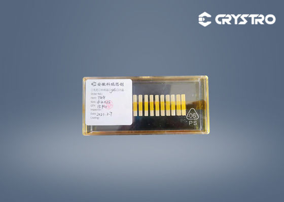 25mm TB3Ga5O12 magnéto-optique TGG Crystal High Feld Constant