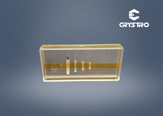 La diffusion thermique du Cr YAG de ND de laser de ROHS a collé le revêtement de Crystal With AR