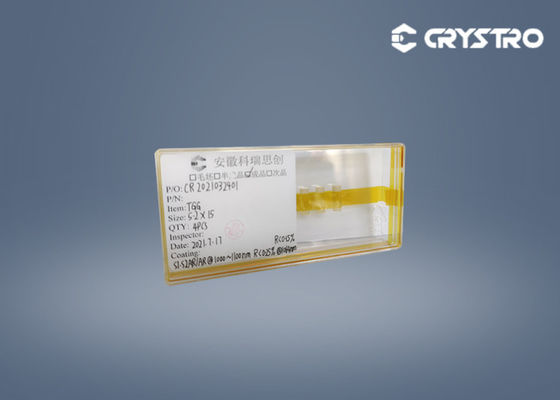 Cristal du grenat TGG Faraday de gallium de terbium du diamètre 5.2x15mm
